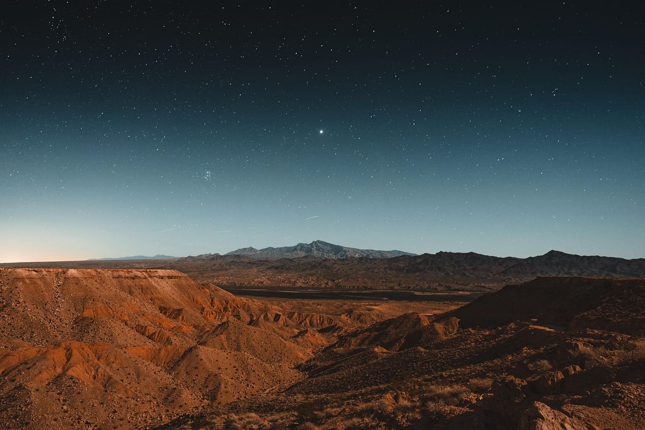 They stayed until the stars came out, which on the flats means every star there is.
